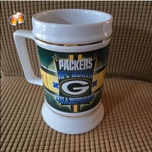 NFL Green Bay Packers Ceramic Stein 2007 NFC North Champions